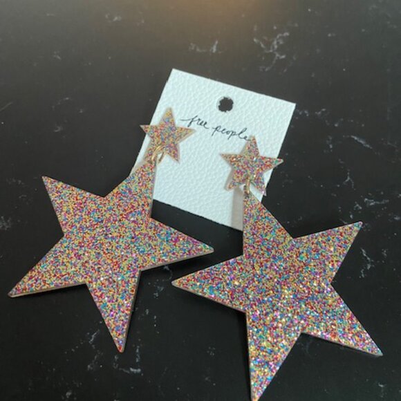 Free People Seeing Stars Dangle Earrings - Picture 2 of 5